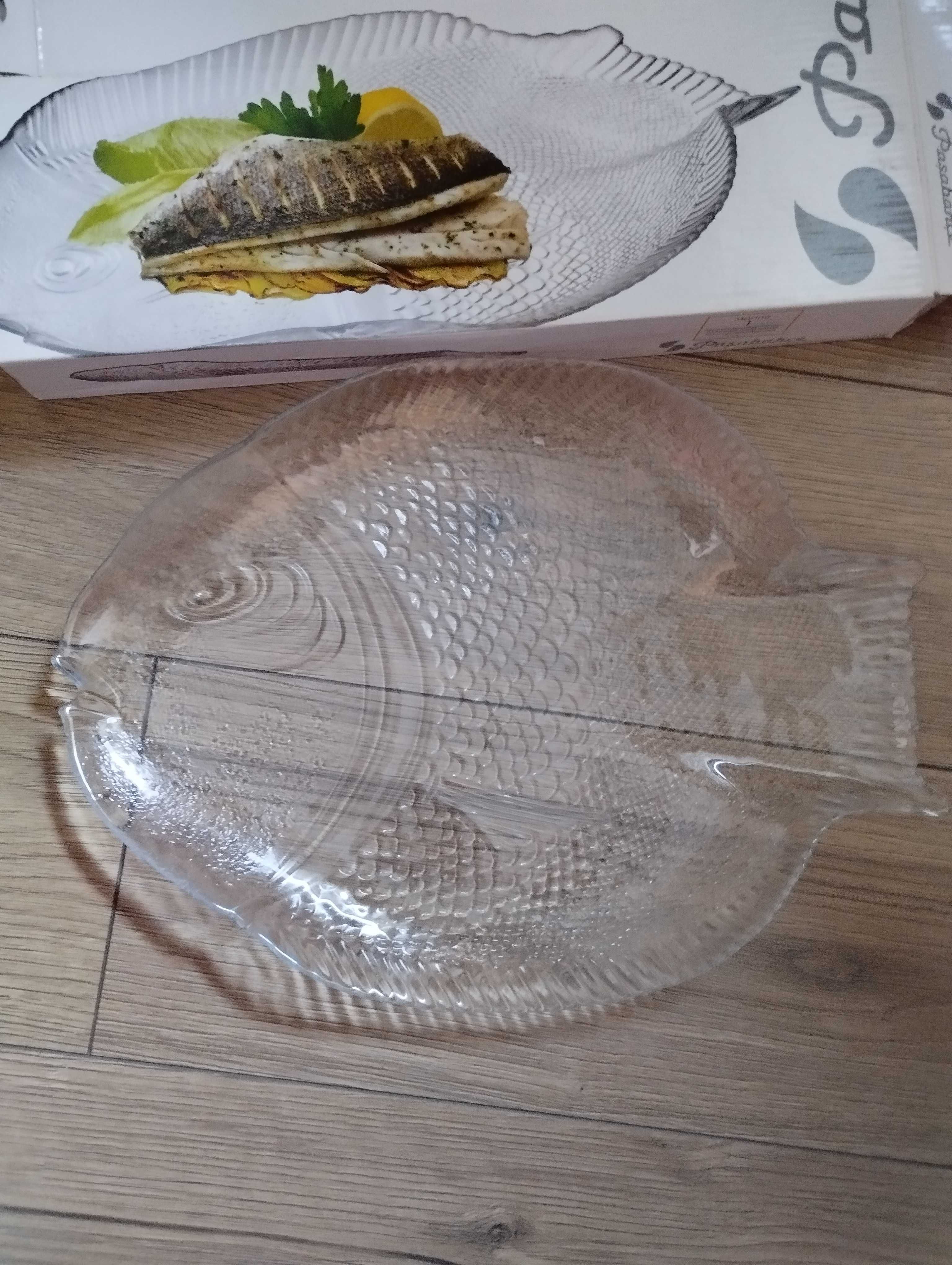Тарілка скляна для риби