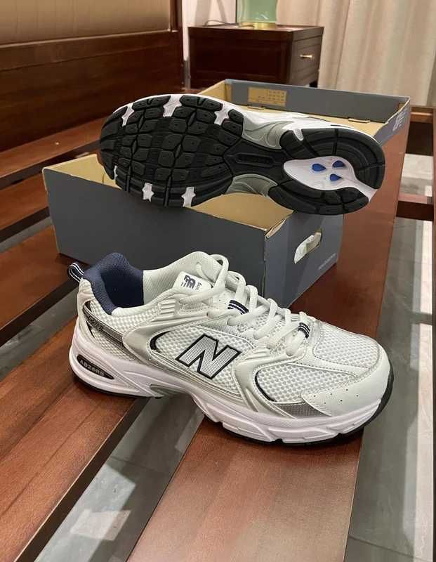 New Balance530_White Sneakersy Damskie_Moda Solidne 41.5
