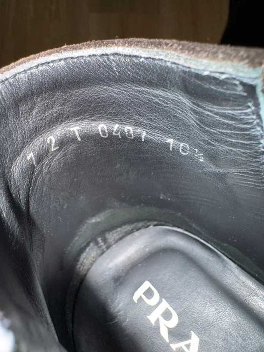 Prada Suede Side Gore Boots chelsea 45 sztyblety botki premium brown