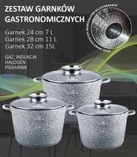 Zestaw garnków KlonBerg KB-3038. Gaz, indukcja, halogen, piekarnik