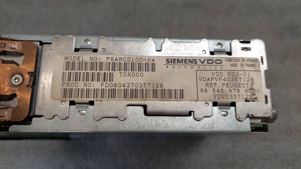 Rádio / auto-rádio PEUGEOT 307 Break (3E)