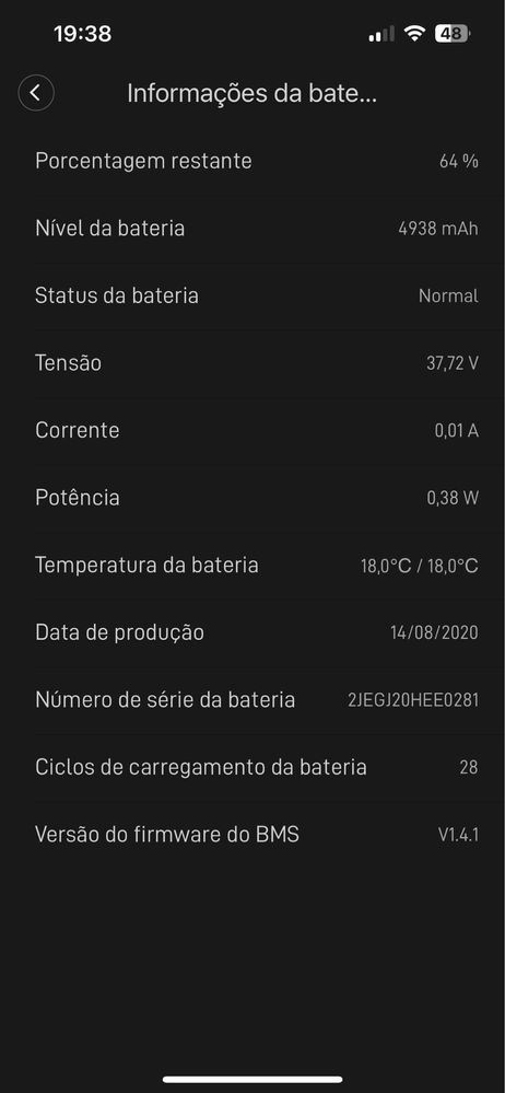 Xiaomi Mi 1S Preta -Trotinete
