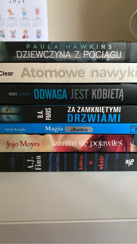 Książki Atomowe nawyki Dziewczyna z pociągu Zanim się pojawiłeś