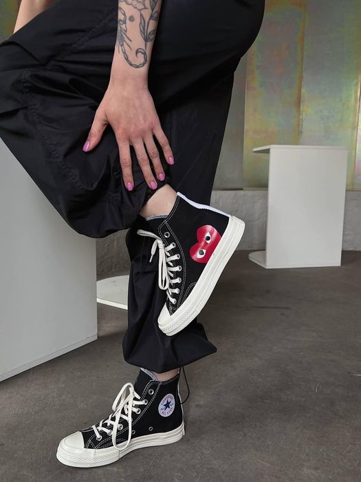 Кеди жіночі Converse x Comme des Garsons Play Chuck Конверс