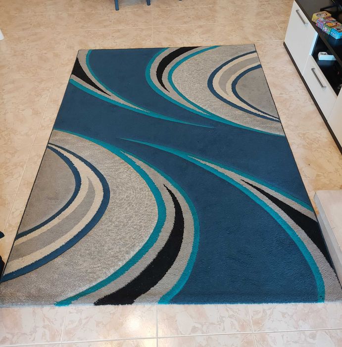Tapete Elana azul/cinza 160×230cm