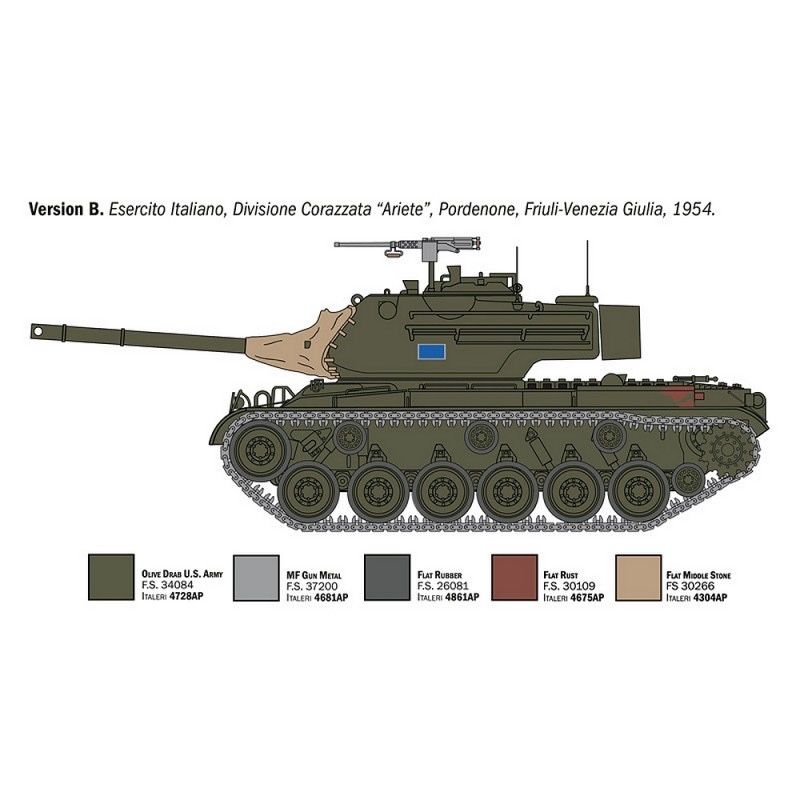 Italeri 6763 model 1:35 czołg M47 PATTON