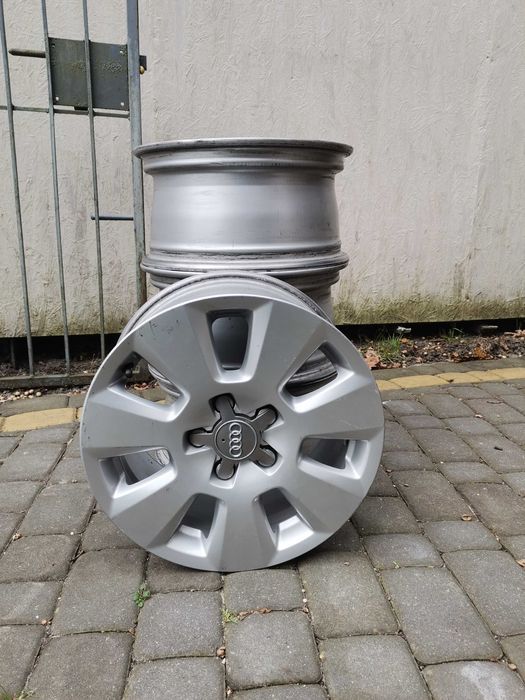 Sprzedam ALUFELGI 5x112 R17 całe, proste AUDI