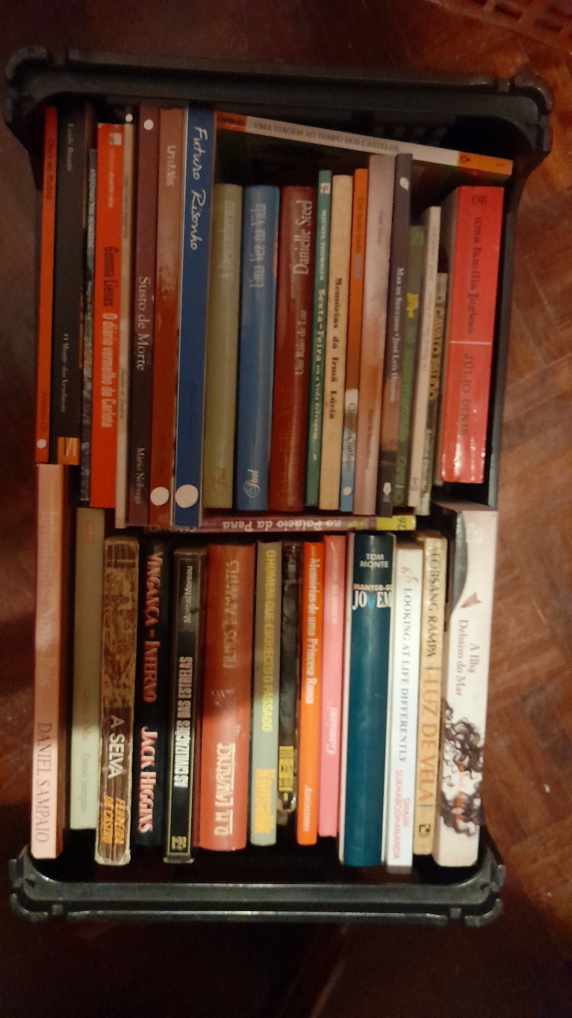 Livros de diversos autores e géneros