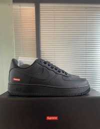 Nike Air Force 1 Low Supreme Black Eu 38