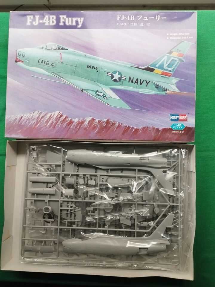 1/48 HobbyBoss 80313 North American FJ-4B Fury USN USMCA modelismo kit