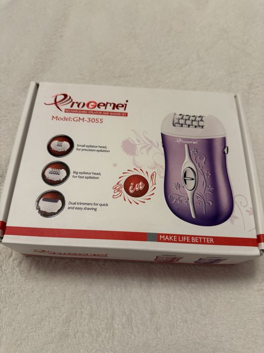 Епілятор жіночий ProGemei GM 3055 3в1. Тример жіночий