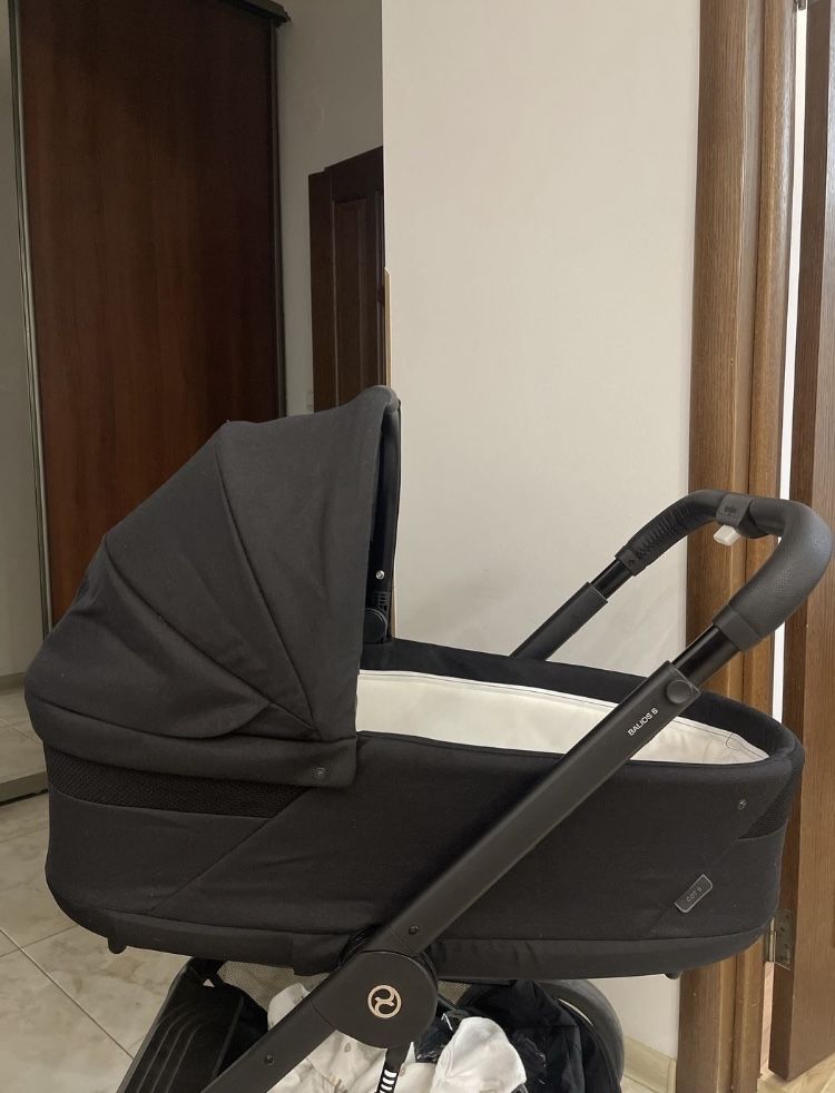 Коляска 2 в 1 Сайбекс ( Cybex Balios S Lux 2023 Moon Black