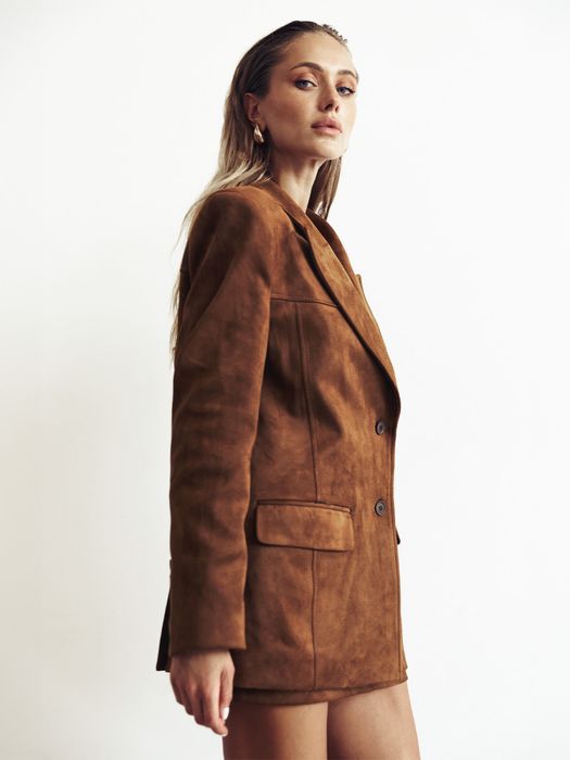 Замшевий жакет one by one