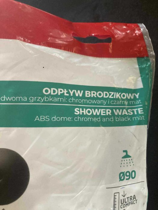Sywon brodzik odpływ 90