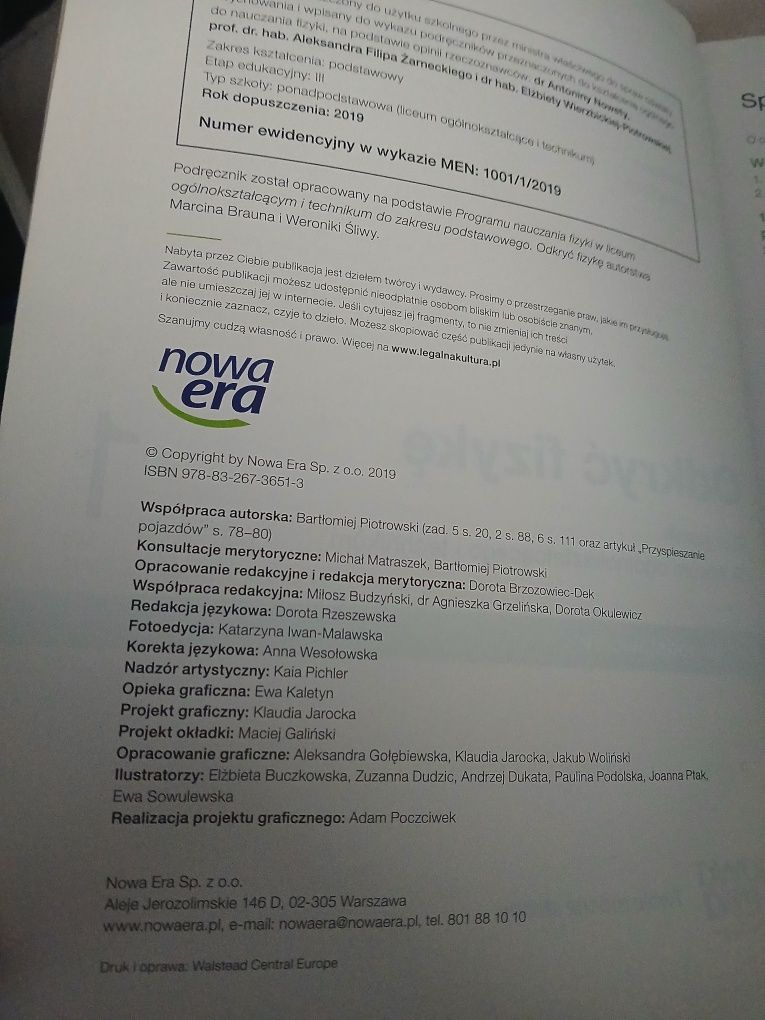 Odkryć fizykę 1 Braun Śliwa