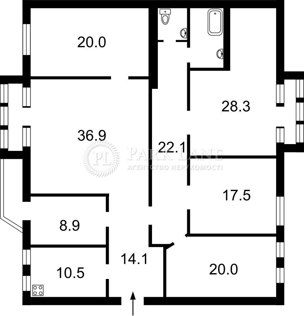 продаж 4к квартири. Пірогова 6а. клубний дом. центр. метро університет