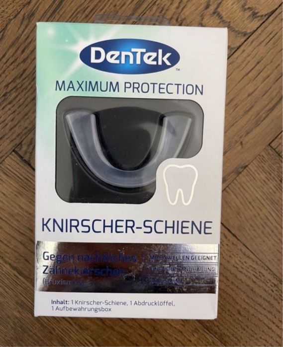 Szyna na zęby przeciw nocnemu bruksizmowi  DenTek