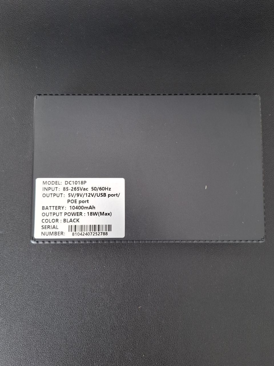 Безперебійник DC1018 UPS та Power Bank для роутерів 5В 9В 12В usb