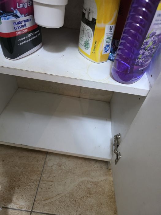 Szafka łazienkowa z umywalką +bateria