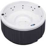 Całoroczne Jacuzzi z hydromasażem okrągłe wymiary 182x72 cm, biały