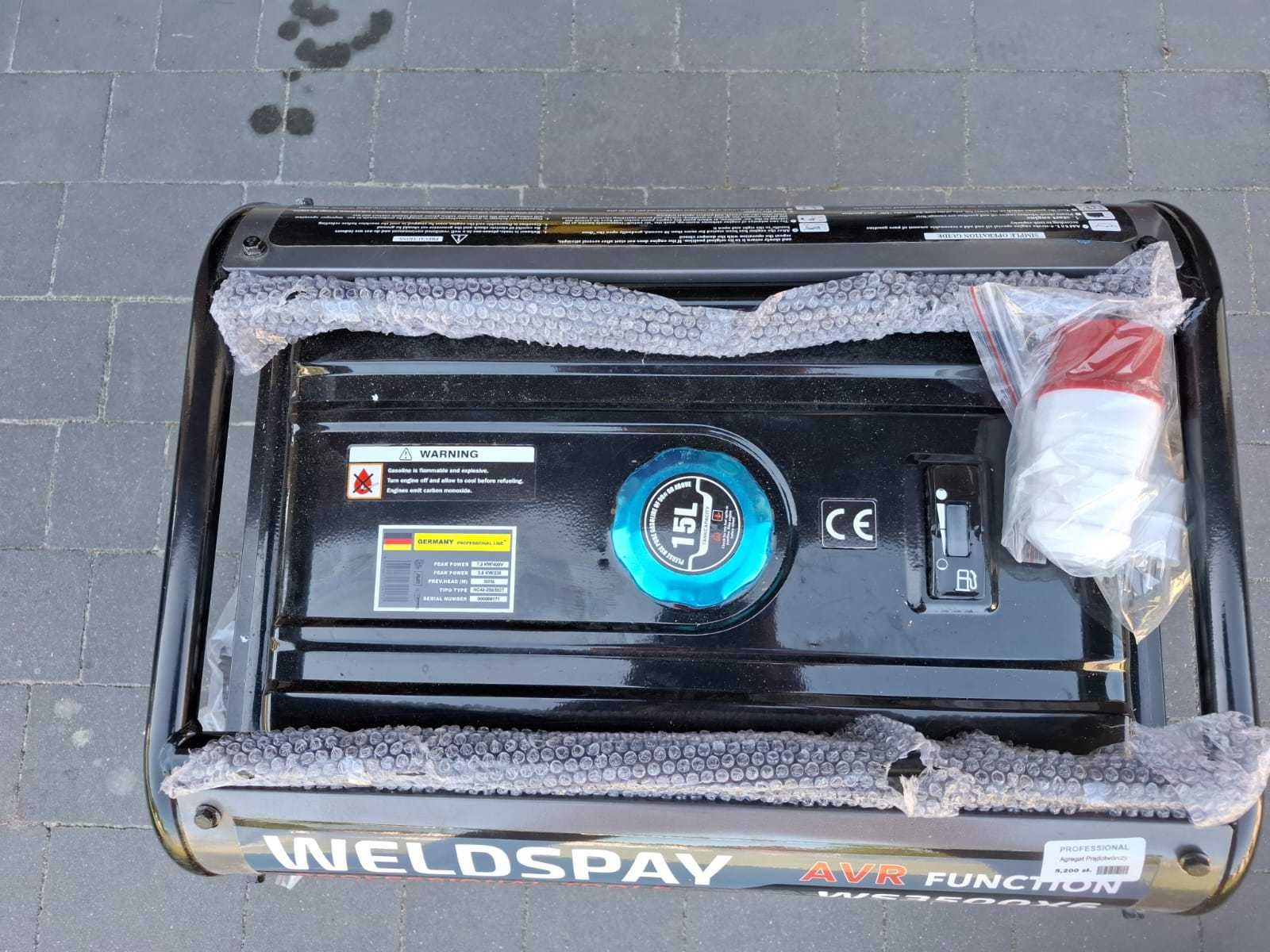 Agregat prądotwórczy trójfazowy Weldspay WS3500X6 AVR