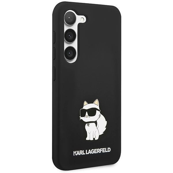 Etui Karl Lagerfeld Silicone Choupette Na Samsung Galaxy S24+ - Czarne