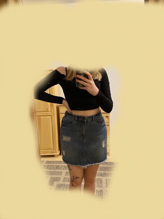 Spódniczka jeansowa House