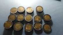 Moedas de 2€ comemorativas para venda