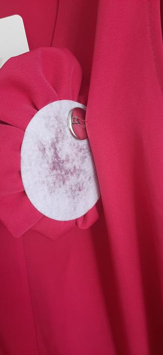 Śliczna sukienka fuksja do 104 biust nowa