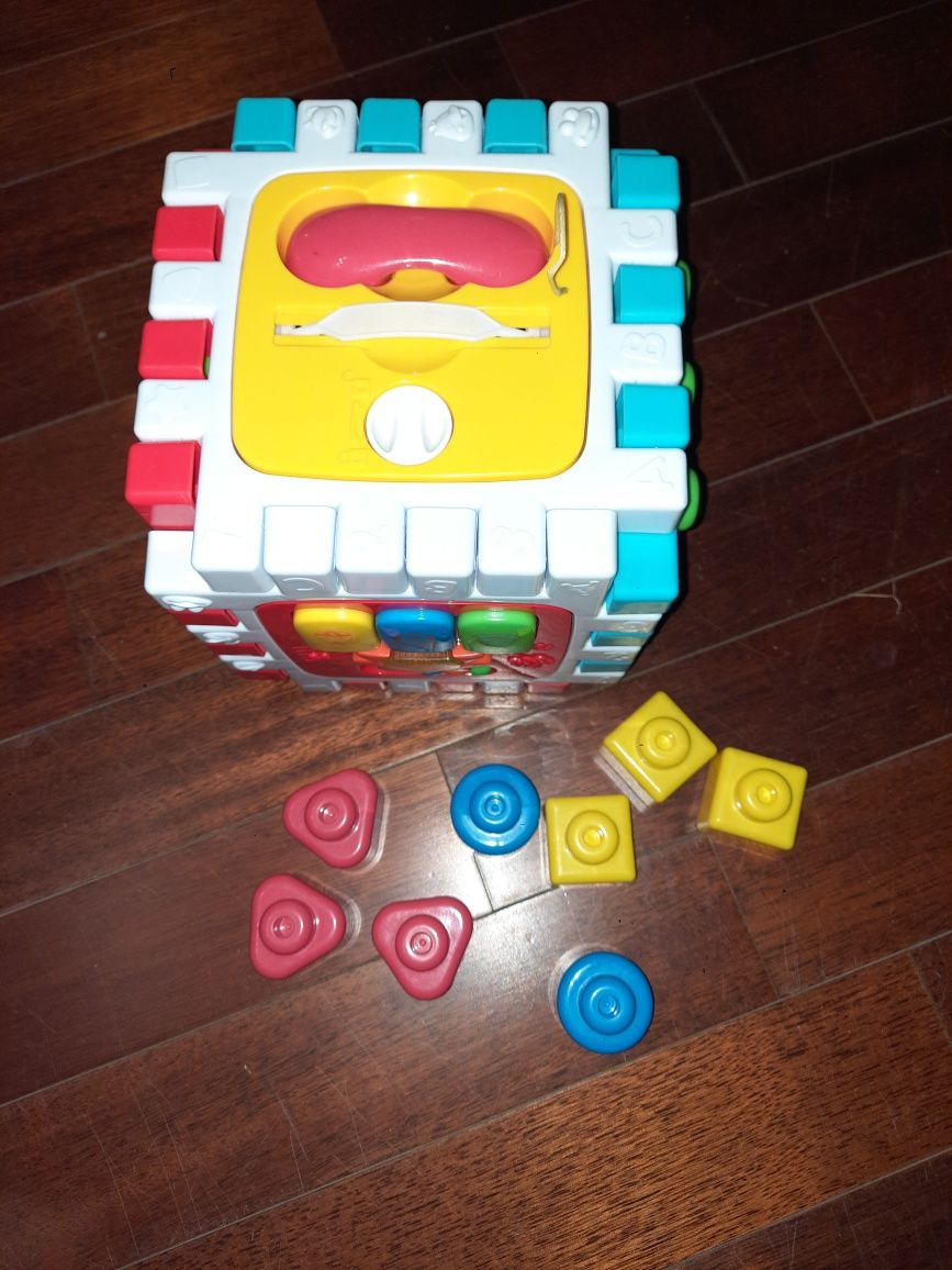Kostka edukacyjna imteraktywna sensoryczna One Two Fun