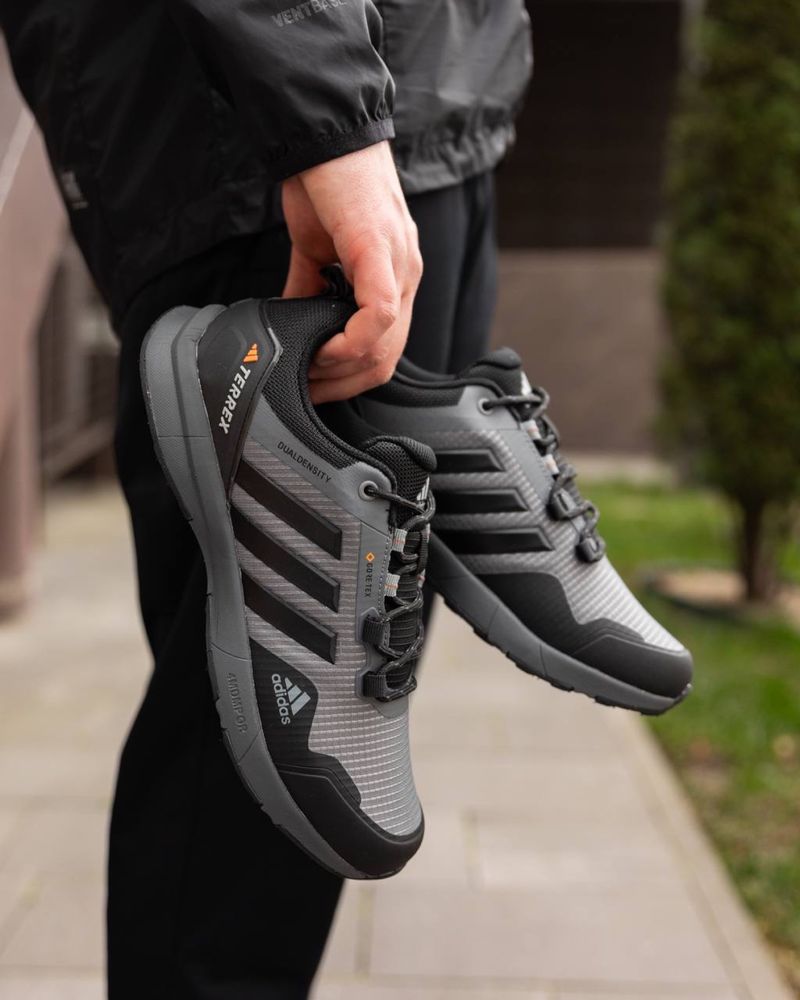 Чоловічі кросівки адідас терекс Adidas Terrex Light GTX Grey Black