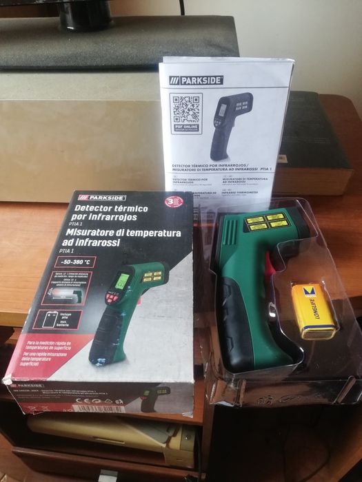 Detetor térmico por infravermelhos NOVO. C/pilha 9V incluída