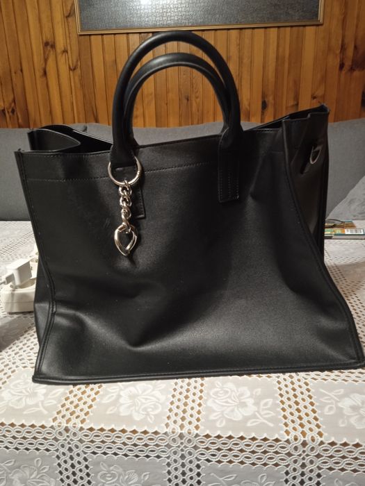 Skórzana torebka damska Reserved duża