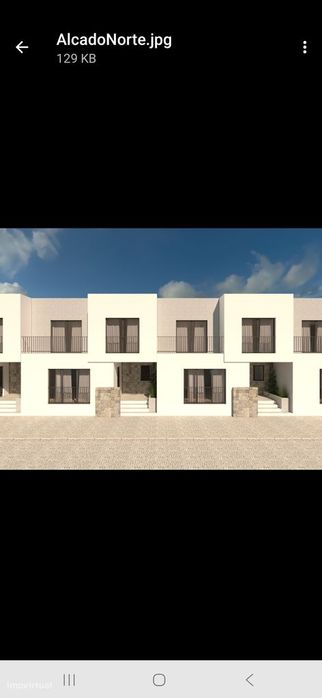 Moradias novas no Pinhal Novo.