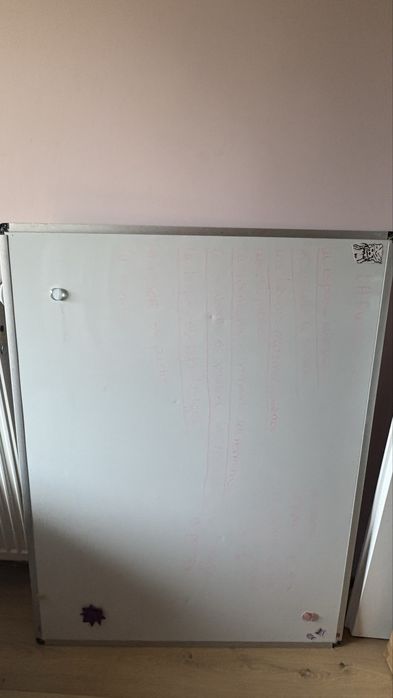 Tablica szkolna biala dwustronna
