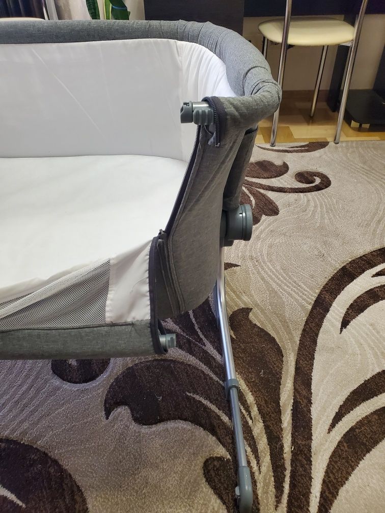 Ліжечко приставне Kinderkraft Uno, колиска, дитяче ліжко