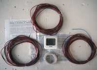 Электрический теплый пол нагревательный кабель 3 3,5 4 4,5м2 30мп