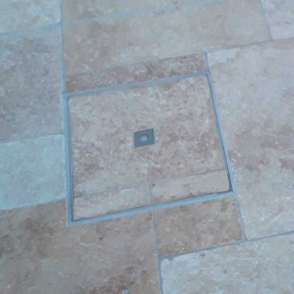 Tampa oculta + aro reforçado em aço galvanizado C250