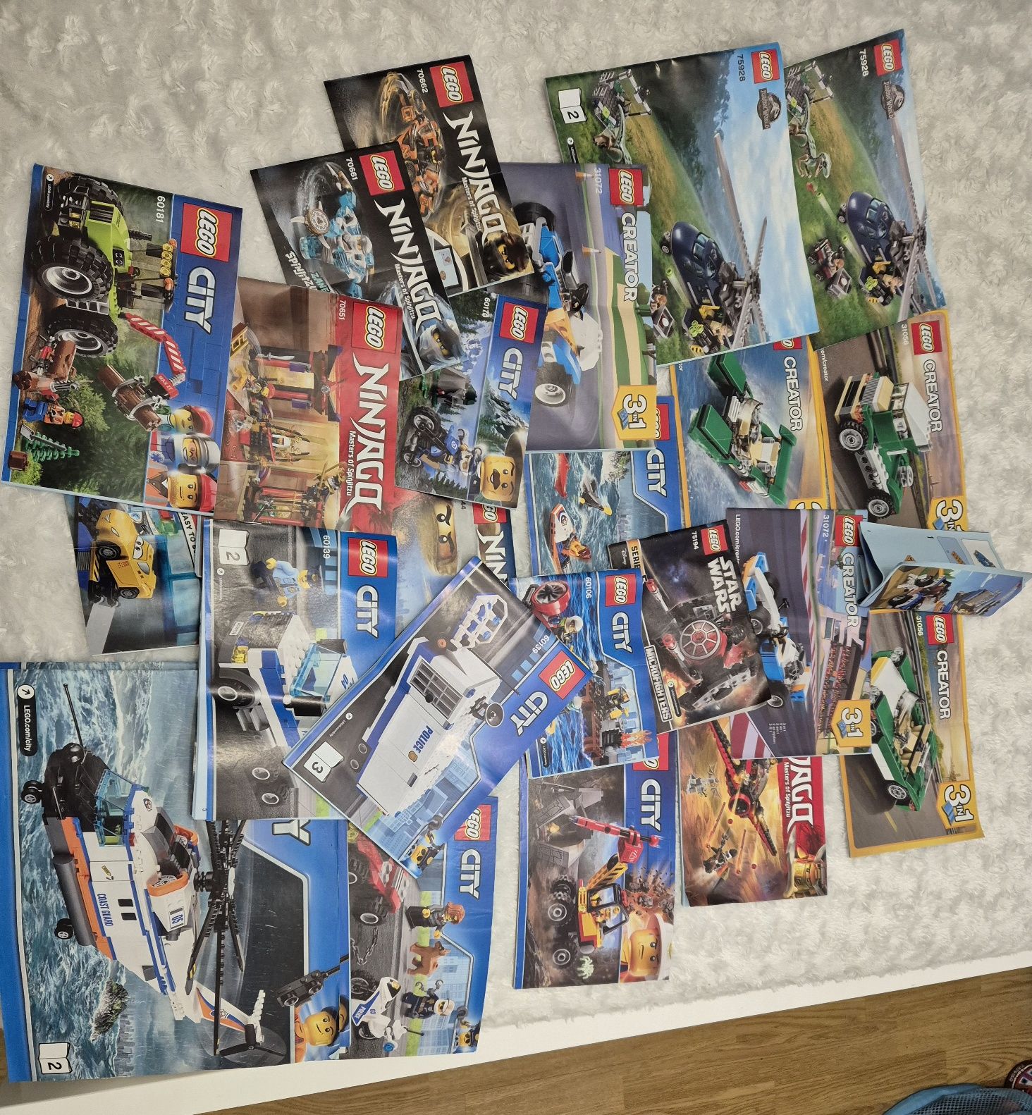 Caixa com Legos - usado