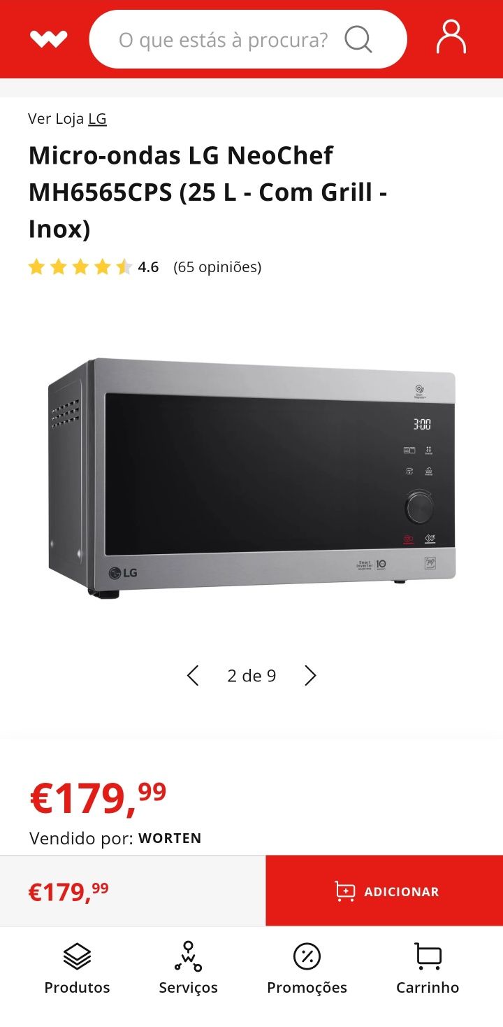 Forno Microondas LG