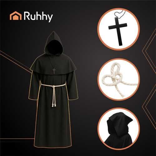 Strój mnicha na Halloween kostium przebranie STRÓJ JASEŁKA HALLOWEEN