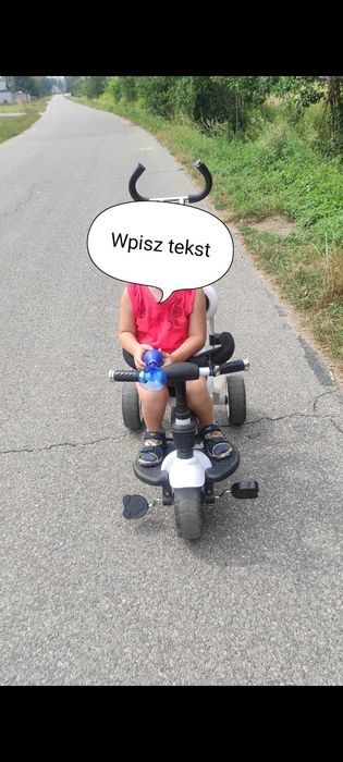 Rowerek trójkołowy, pchacz dla dziecka