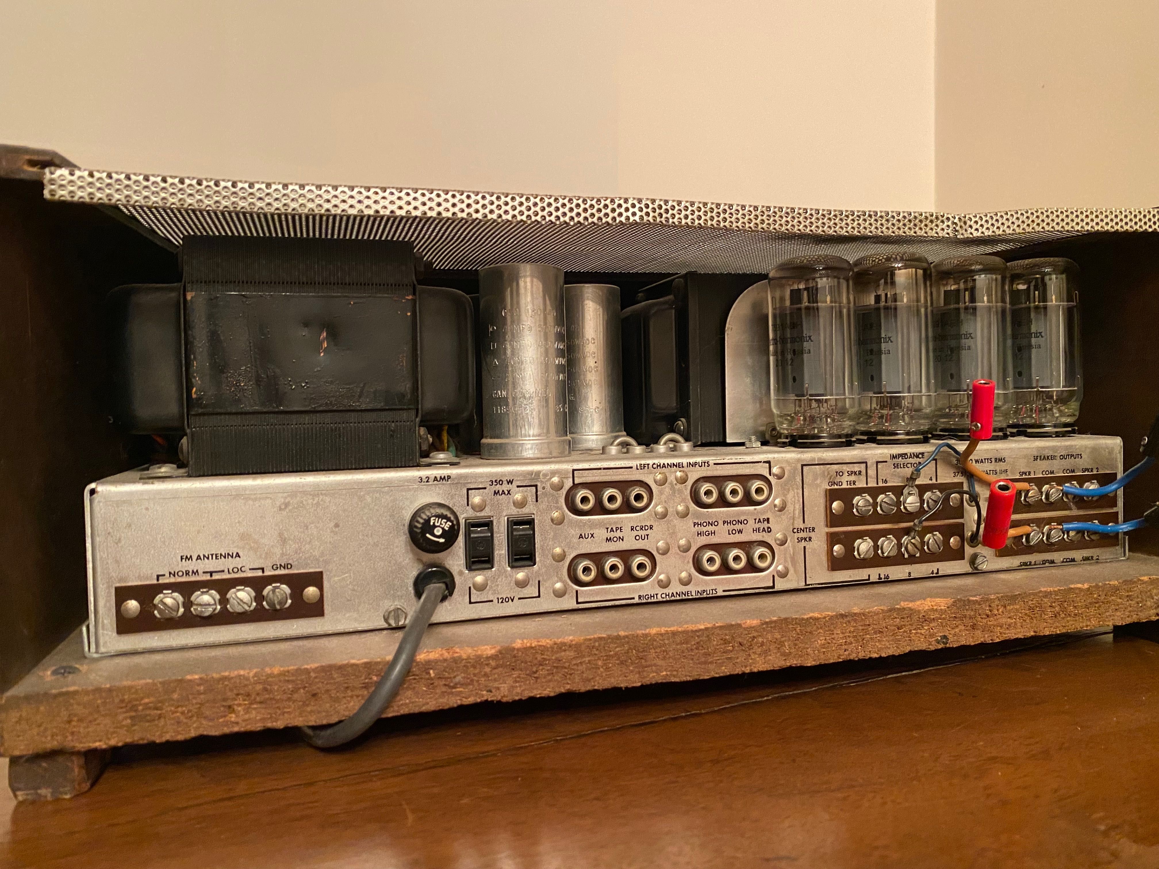 The Fisher 500c stereo receiver