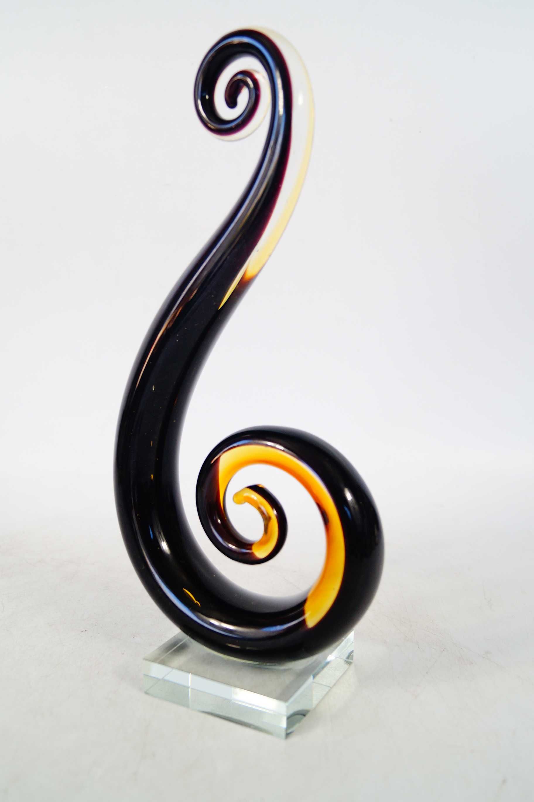 Szkło murano style dekor zawijas 8 figurka