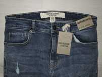 Nowe dżinsowe spodnie z dziurami  New Look  Men super skiny XS