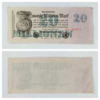 banknot 20 mln marek , 1923 , Niemcy