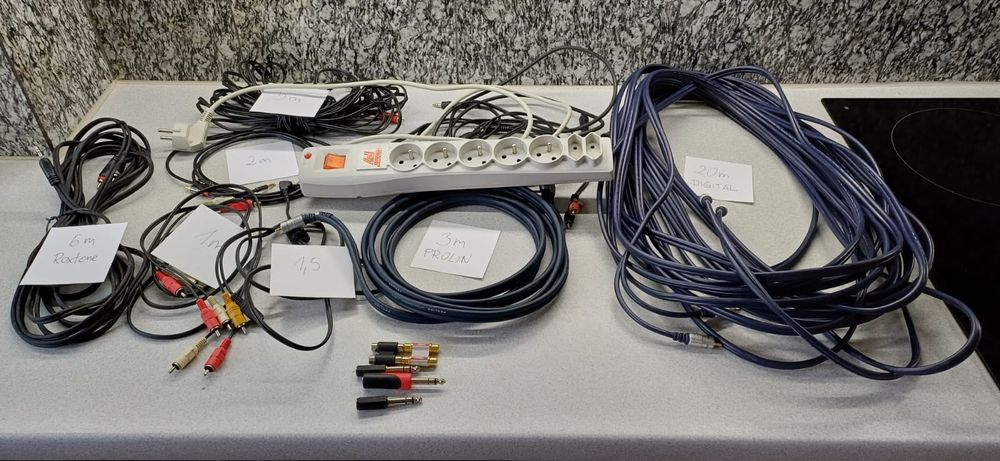 Kable audio 2xRCA prolink zestaw .