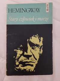 Stary człowiek i morze Hemingway kolekcja PRL 1967