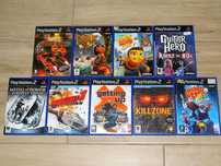 Gry na PS2 Hot Wheels Killzone Burnout Bee Movie Game Guitar Hero Rock