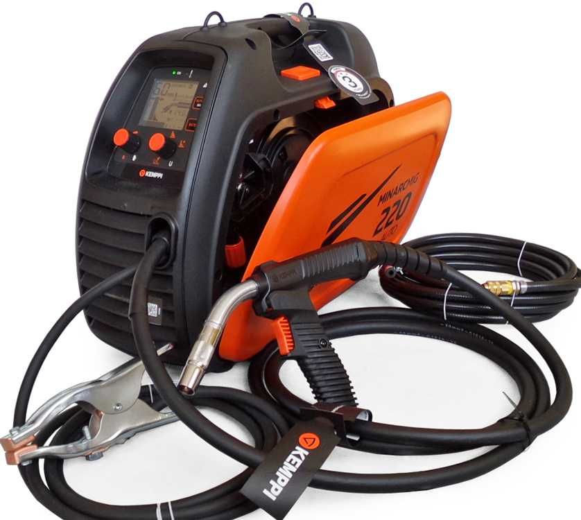 Migomat Spawarka Kemppi MinarcMIG Evo 220 220A Zestaw półautomat ALU